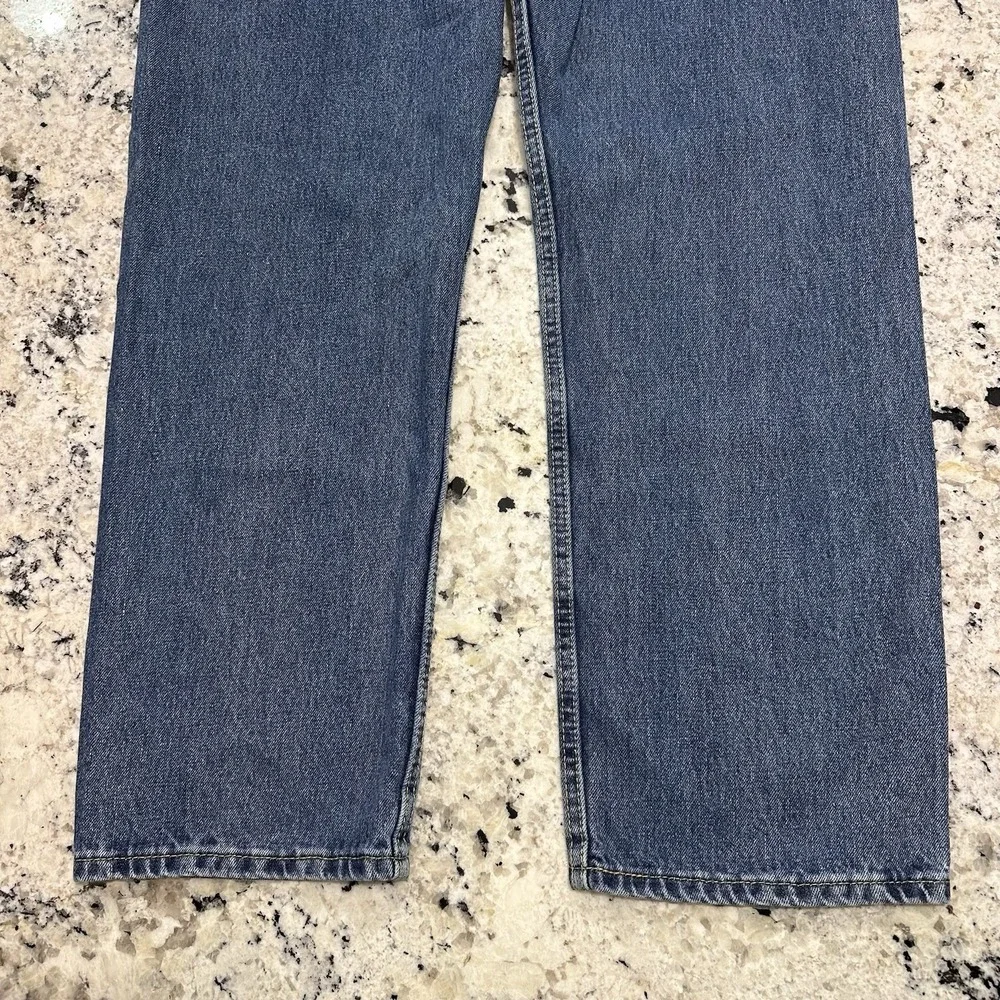 Levi's 505 Jeans Men 42x30 (Fits 40x30) Blue Denim Straight Leg Classic Fit